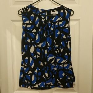 Calvin Klein patterned top.